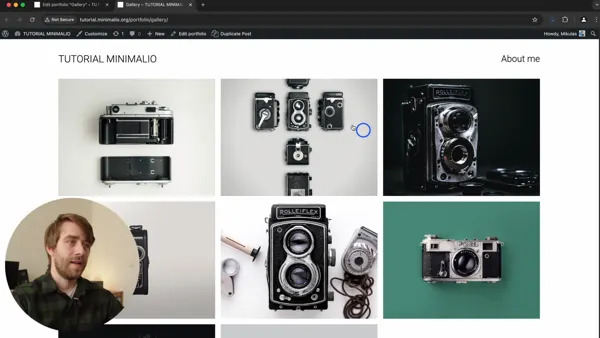 How to add galleries with Minimalio theme.