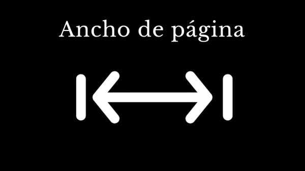 Cuál debe ser el ancho de las páginas de WordPress