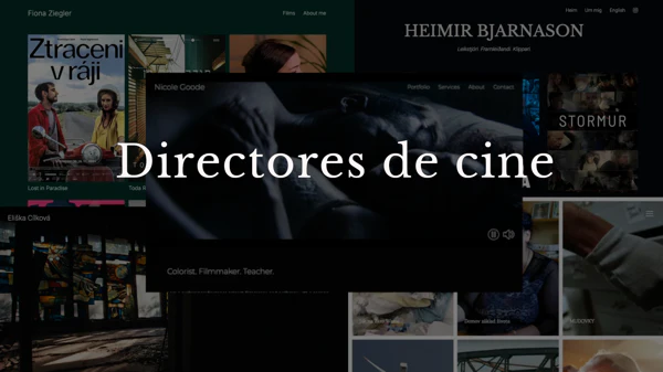 Portfolio de director de cine.