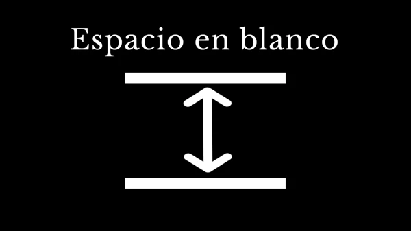Espacio en blanco en WordPress y Gutenberg