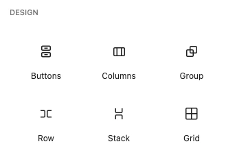 The design blocks.