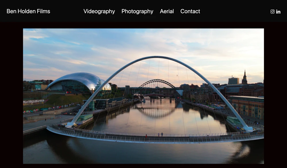 Ben Holden Filmmaker Portfolio.