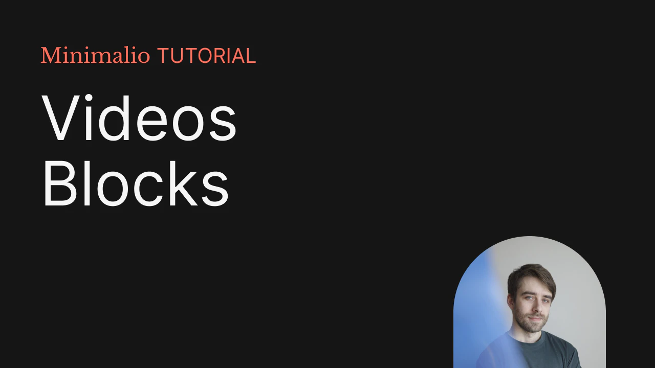 Adding videos in Gutenberg editor