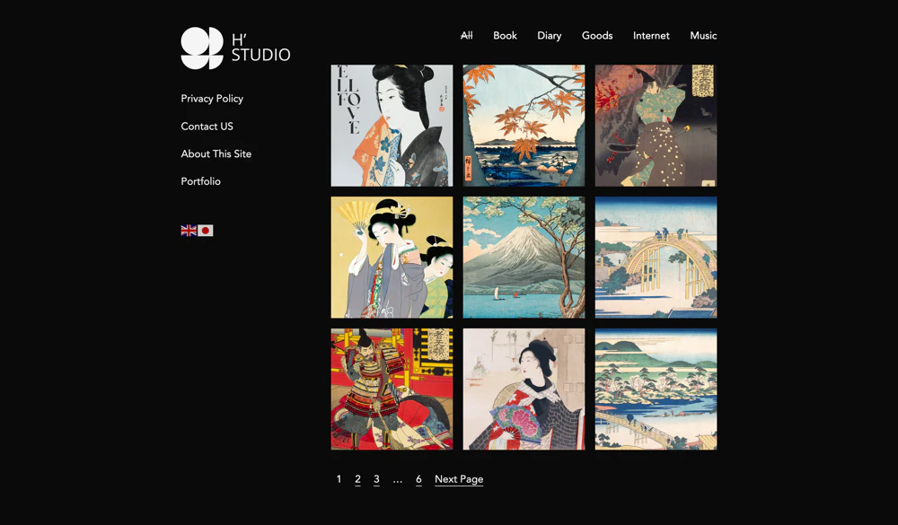 Hirochanpon personal blog.